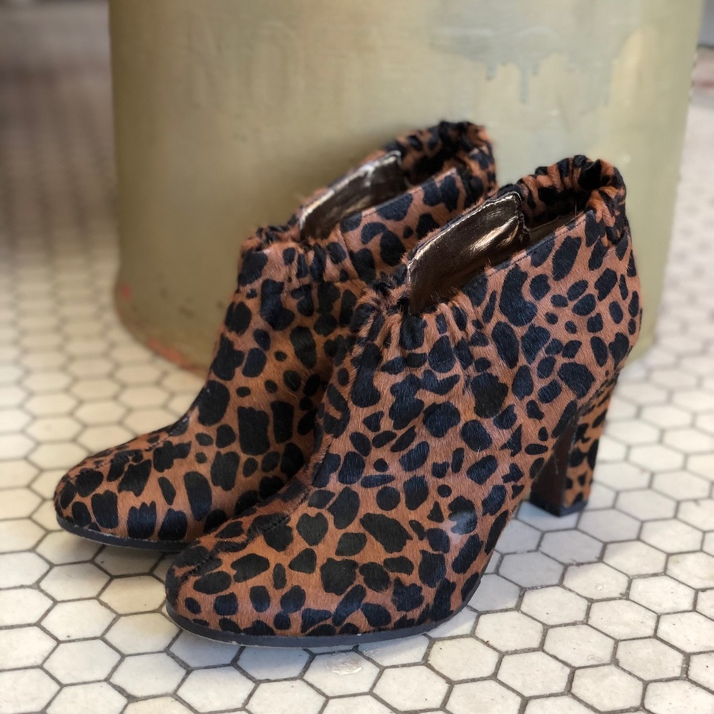 Sam Edelman Leopard Booties